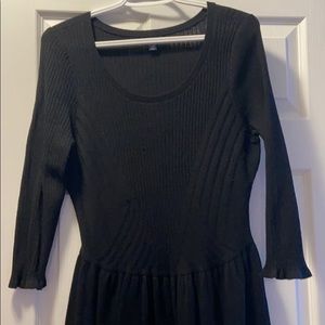 American eagle knit fit and flare scoop neck dress